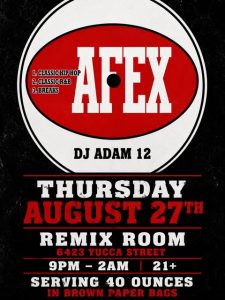 AFEX by DJ Adam 12