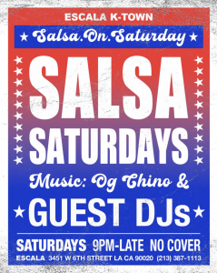 Salsa on Saturday with music by OG Chino