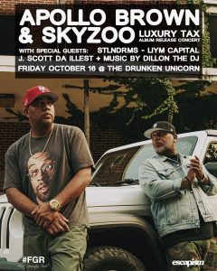 Apollo Brown & Skyzoo – ‘Luxury Tax’ Album Release Concert