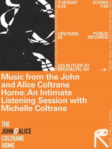 Music from the John and Alice Coltrane Home: Listening Session with Michelle Coltrane