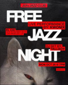 FREE JAZZ NIGHT: Kwonix & TallBoy